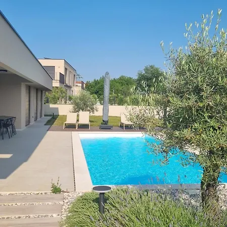 וילה Olive - Modern Atrium With Heated Pool And Large Garden Near Porec Labinci