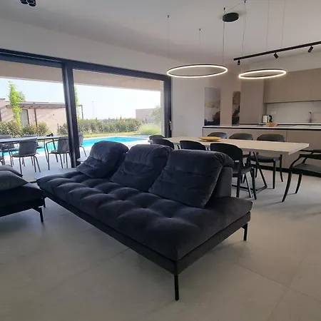 Olive - Modern Atrium With Heated Pool And Large Garden Near Porec Villa